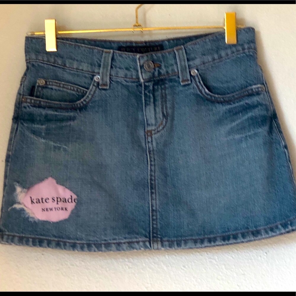 Juicy denim mini skirt size Medium with Kate Spade